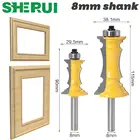 Фрезерный резак SHERUI, 8 мм, хвостовик 38 мм, 64 мм, для деревообработки