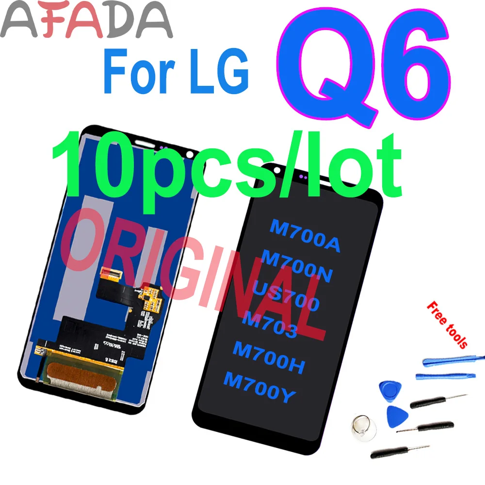 Оригинальный ЖК дисплей 5 дюйма для LG Q6 M700 M700A M700N US700 M703 M700H M700Y сенсорный экран с
