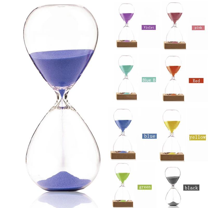 9 цветов аксессуары для украшения дома песочные часы 5/30/60 минут деревянные