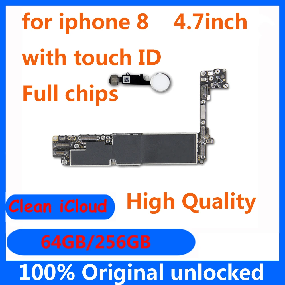 Оригинальная материнская плата для iphone 8 64 ГБ 256 Высококачественная