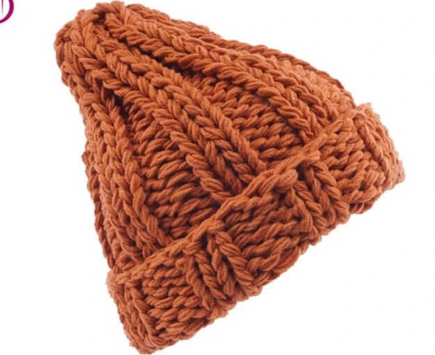 Женская плетеная Вязаная Шерстяная трикотажная шапочка берет лыжная шапка