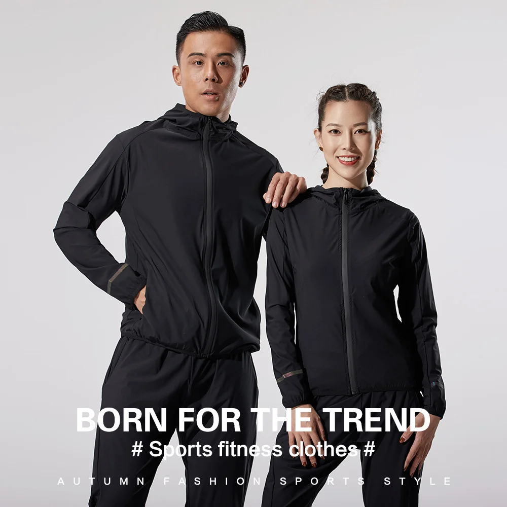 Новая быстросохнущая дышащая спортивная куртка с капюшоном мужская одежда для