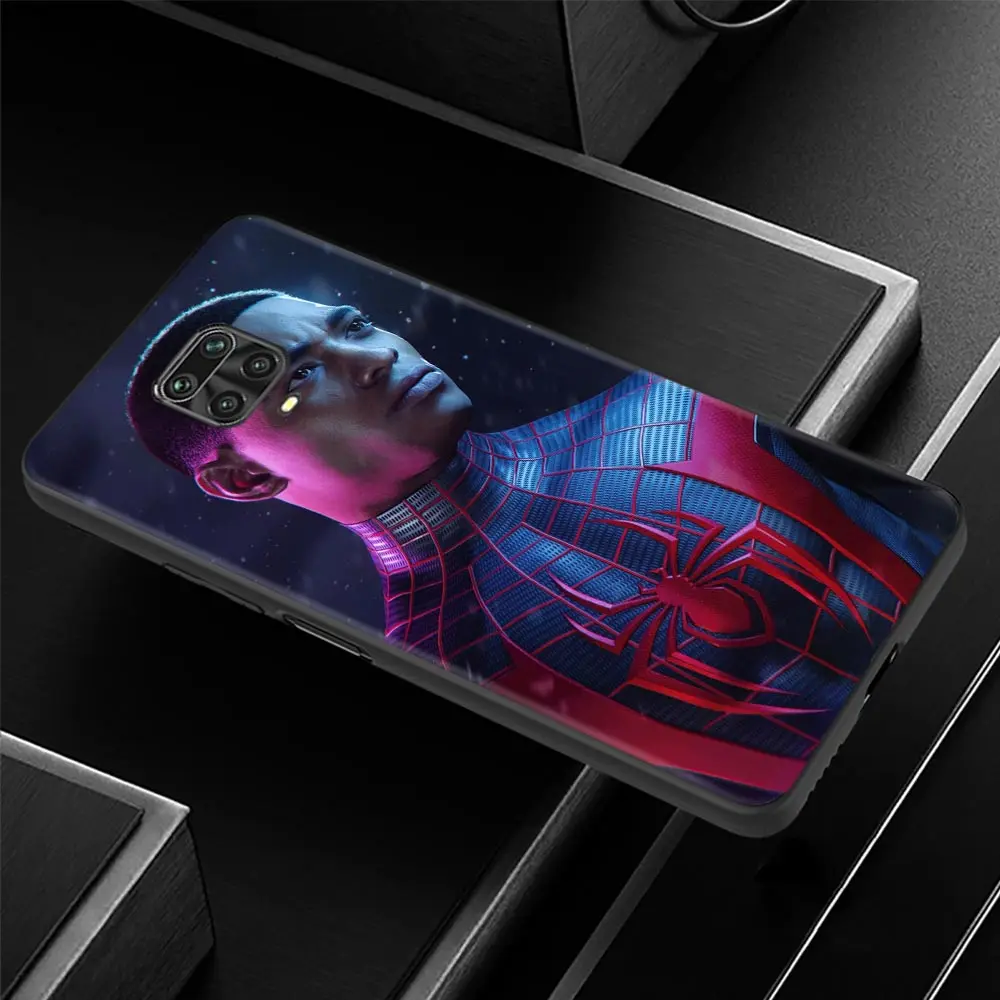 Чехол для телефона Xiaomi Redmi Note 9S 9 8 10 Pro Max 9C 7 9A 8T 9T 7A защитные чехлы Marvel Человек-паук