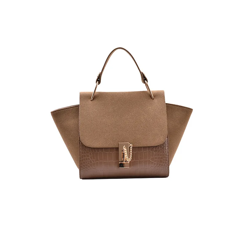 

Bag women's new fashion Korean women's single shoulder bag portable messenger bag retro luxury solid leather bag