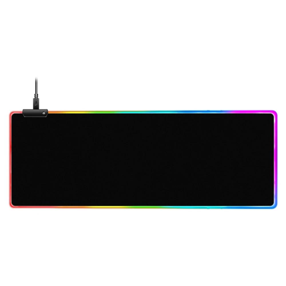 

KMOSPAD RGB Gaming Mouse Pad LED RGB Luminous Keyboard Mat Base Computer Carpet Desk Mat PC Game Mice Pad for Home Offices
