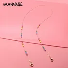 3 шт. прелестные модные туфли очки цепь цветное, с бисером шнурок для очков противоскользящие ремень солнечных очков очки шнур маска аксессуары