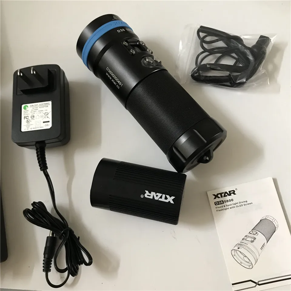 Xtar D36 5800lm Cree XHP70 Ультра мощный перезаряжаемый фонарь для дайвинга O светодиодный дисплей XHP35 светодиодный фонарь для подводного плавания с батареей 18650