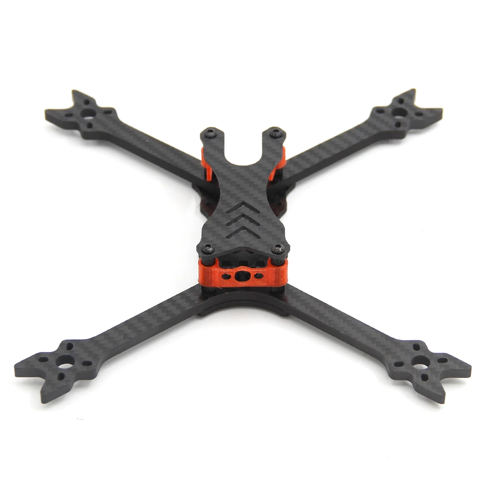 HANTU V2 5 дюймов 215 мм 215 чистый карбоновый каркас комплект с 5 мм arm TPU 3D печать для FPV RC cross racing drone quadcopter