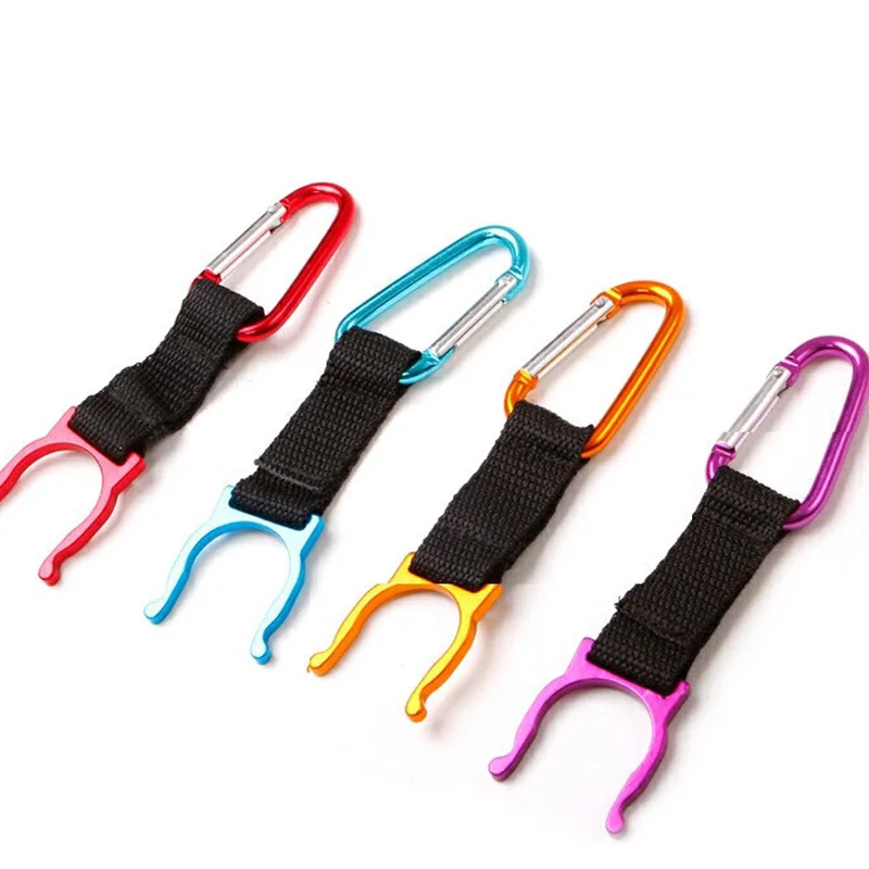 Открытый Портативный напиток бутылка висячая пряжка горный путешествия рюкзак