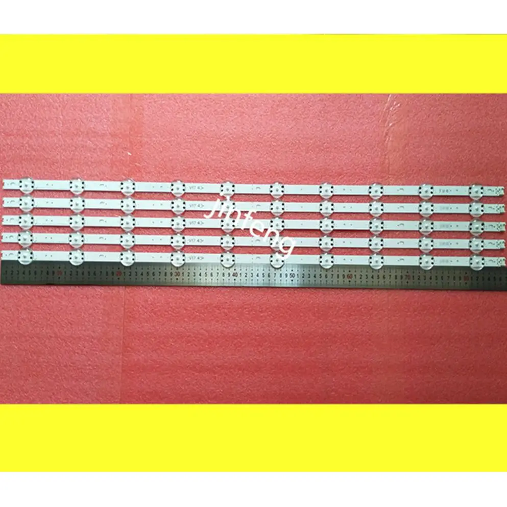 

TVs LED Band array For LG 43LV340C 43LV340H -CB -TB -TD -UB -ZB -GB -UA LED Bar Backlight Strip Line LC430DGG-FKM3 Ruler Tapes