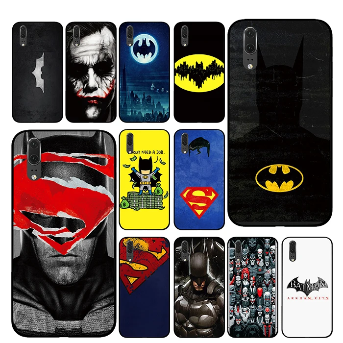 Бэтмен Супермен для Dc comic черный чехол для телефона huawei P30 P20 mate 10 20 Pro Lite Nova 3 4 3i чехол