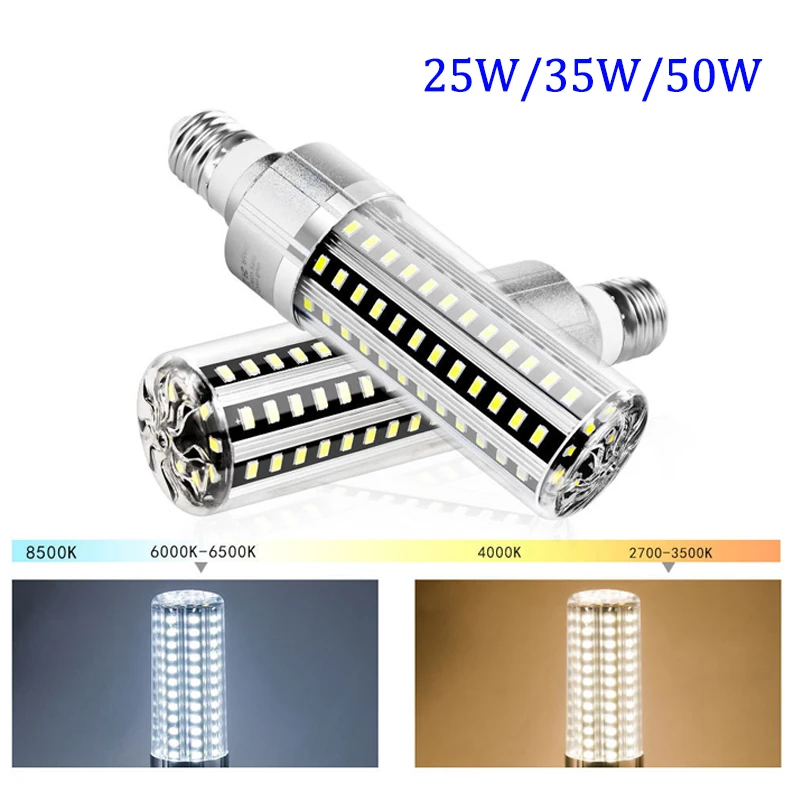 

Светодиодсветильник лампа-Кукуруза E27, освещение для гаража, высокая яркость, энергосберегающая лампа-кукуруза 85-265 в, 25/35/50 Вт