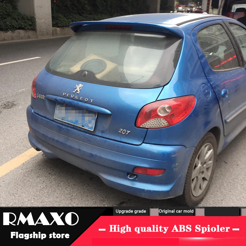 Спойлер для Peugeot 207 высококачественный спойлер из АБС материала заднего крыла