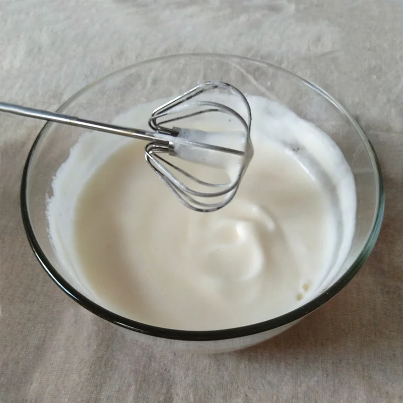 

Kitchen Semi-automatic Mixer Egg Beater Manual Self Turning Stainless Steel Whisk Hand Blender Egg Cream Stirring Kitchen Tools