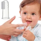 1 шт., прочная зубная щётка для новорожденных, с чехлом