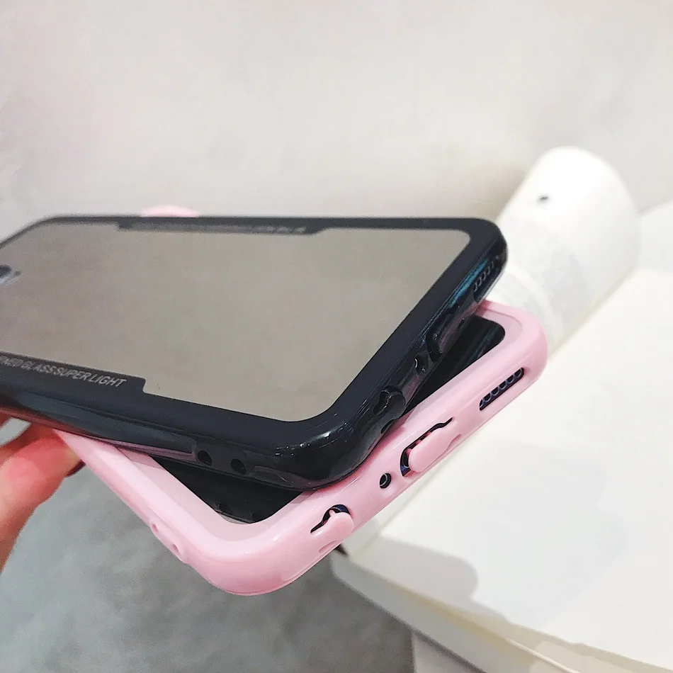 For OPPO A5 A9 2020 Reno 3 Pro F11 F9 F7 F5 A73 RENO Z Luxury Mirror Case R17 A83 A7 A3s F1s Hard Acrylic Cases |