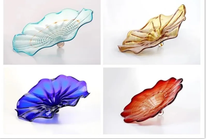 Настенные тарелки Chihuly из дутого муранского стекла художественный дизайн