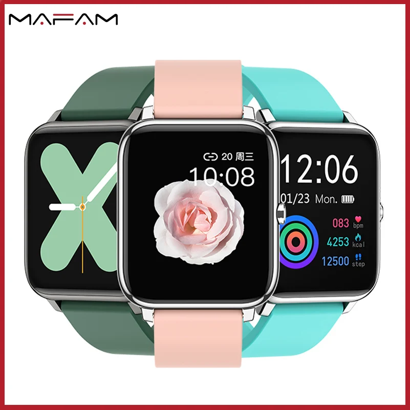 

MAFAM P22 Smart Watch Men Women Custom Watch Faces Band IP67 Waterproof Heart Rate Fitness Tracker Sport Bracelet VS P8 W2