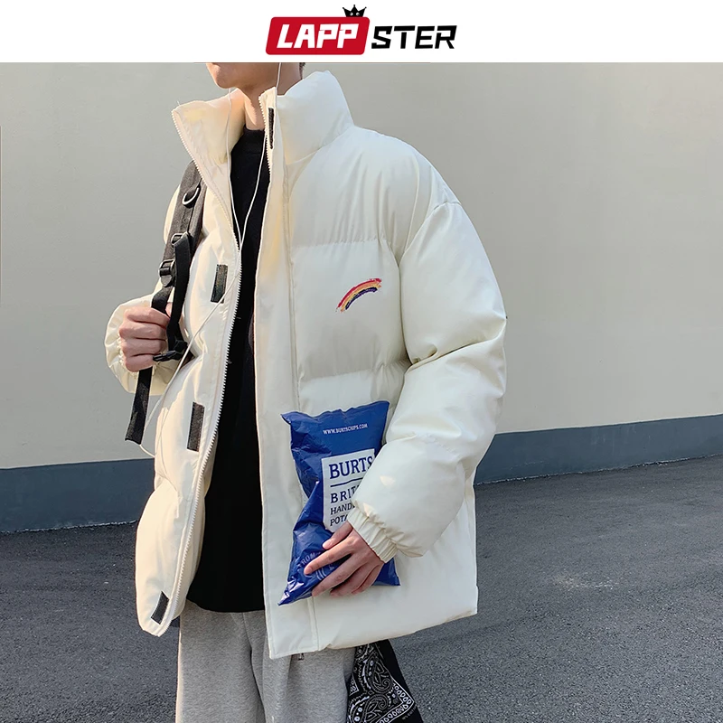 Мужская Радужная парка LAPPSTER Толстая Уличная куртка в стиле хип хоп теплая