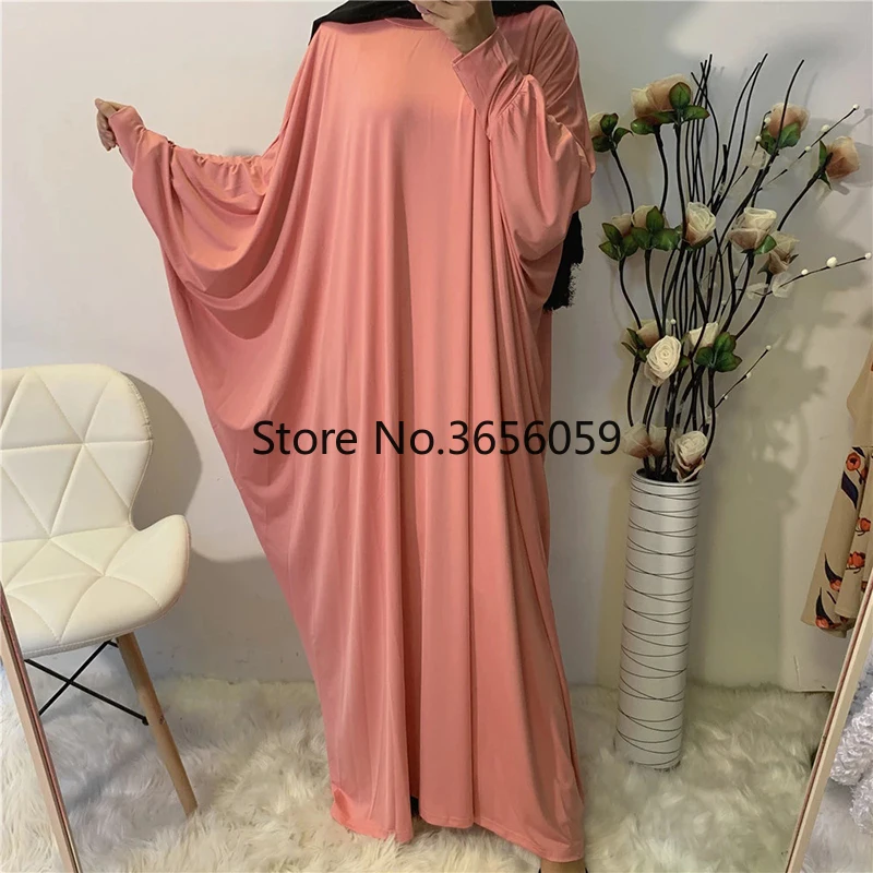 Дубай Abaya Молитвенное платье мусульманский женский длинный рукав летучая мышь