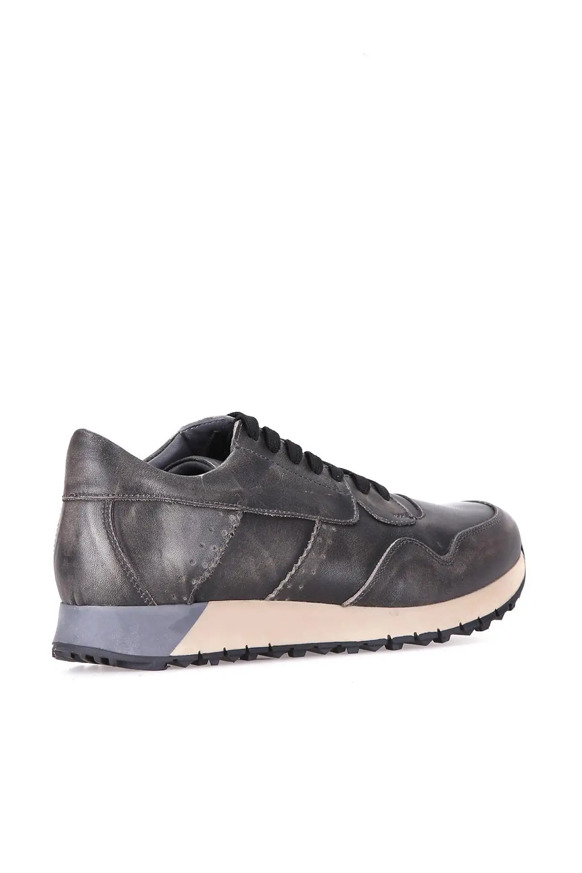 Derimod натуральная кожа Антрацит мужские кроссовки|Мужские кроссовки и кеды| |