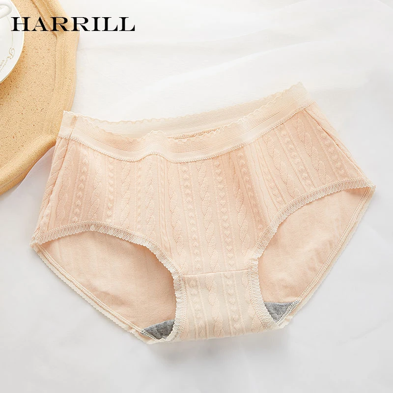 

Japanese Lace Patchwork Underpants for Women Mid-Waist Cotton Briefs Lingerie Woman Comfortable Printed Panties Underwear Summer