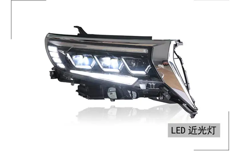 2 шт.~ 2019y автомобильный bupmer головной светильник для Toyota Prado головной светильник LC150 Cruiser автомобильные аксессуары светодиодный фонарь Prado налобный фонарь
