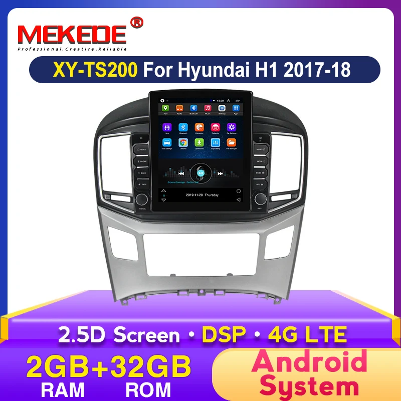 4G LTE Android Tesla экран 9 7 дюймов Автомобильный мультимедийный плеер для Hyundai H1 Grand Starex