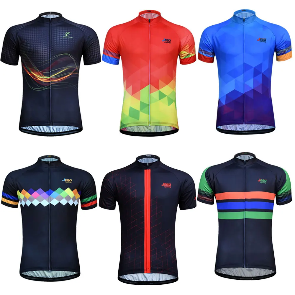 

2021 New Cycling Jersey Men Summer MTB Bike Jersey Short Sleeve Breathable Factory Directly Sale Bicycle Clothing Wear Camisa C