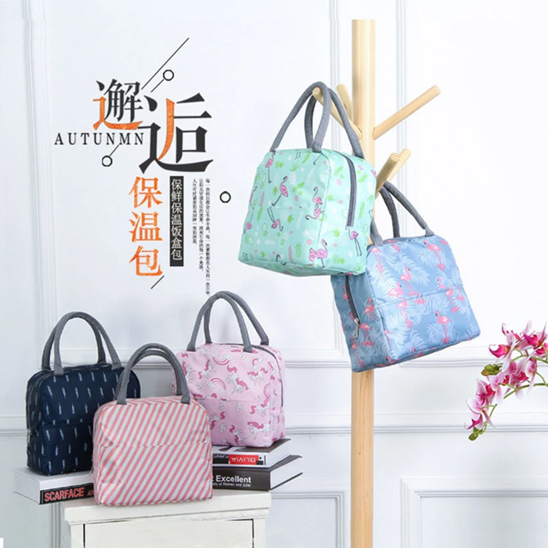 Утепленная вместительная сумка Bento водонепроницаемая женская с рисовой