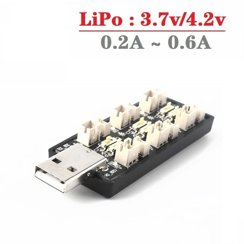 1S LiPo батарея USB зарядный адаптер 3 7 в/4 2 в 6CH Micro JST 1 25 JST-PH 0 mCX mCPX Lipo зарядное