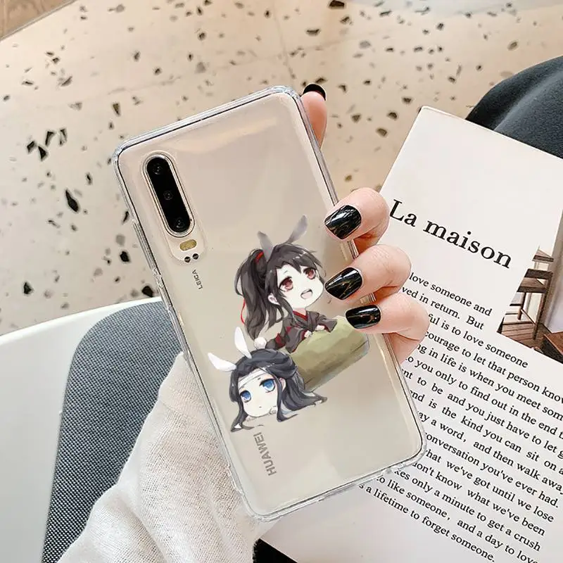 

Mo Dao Zu Shi Phone Cases Transparent for Samsung A71 S9 10 20 HUAWEI p30 40 honor 10i 8x xiaomi note 8 Pro 10t 11