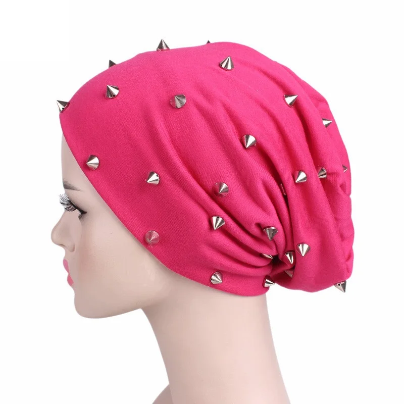 

New trend rivet cover cap Handsome headtie hat