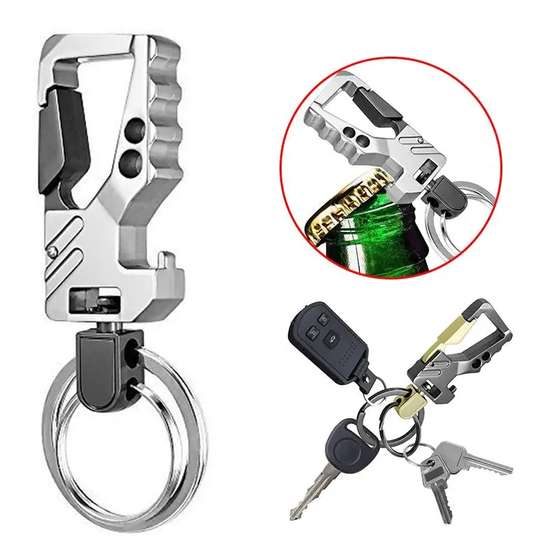 

Car Key Chain 2018 Stainless Steel Gift Auto Keychains Women Bottle Opener Men Key Chain