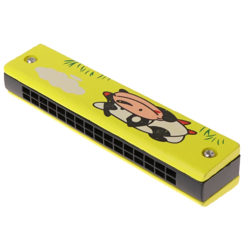 16 отверстий Милая гармошка детский ветровой инструмент для начинающих|Губная