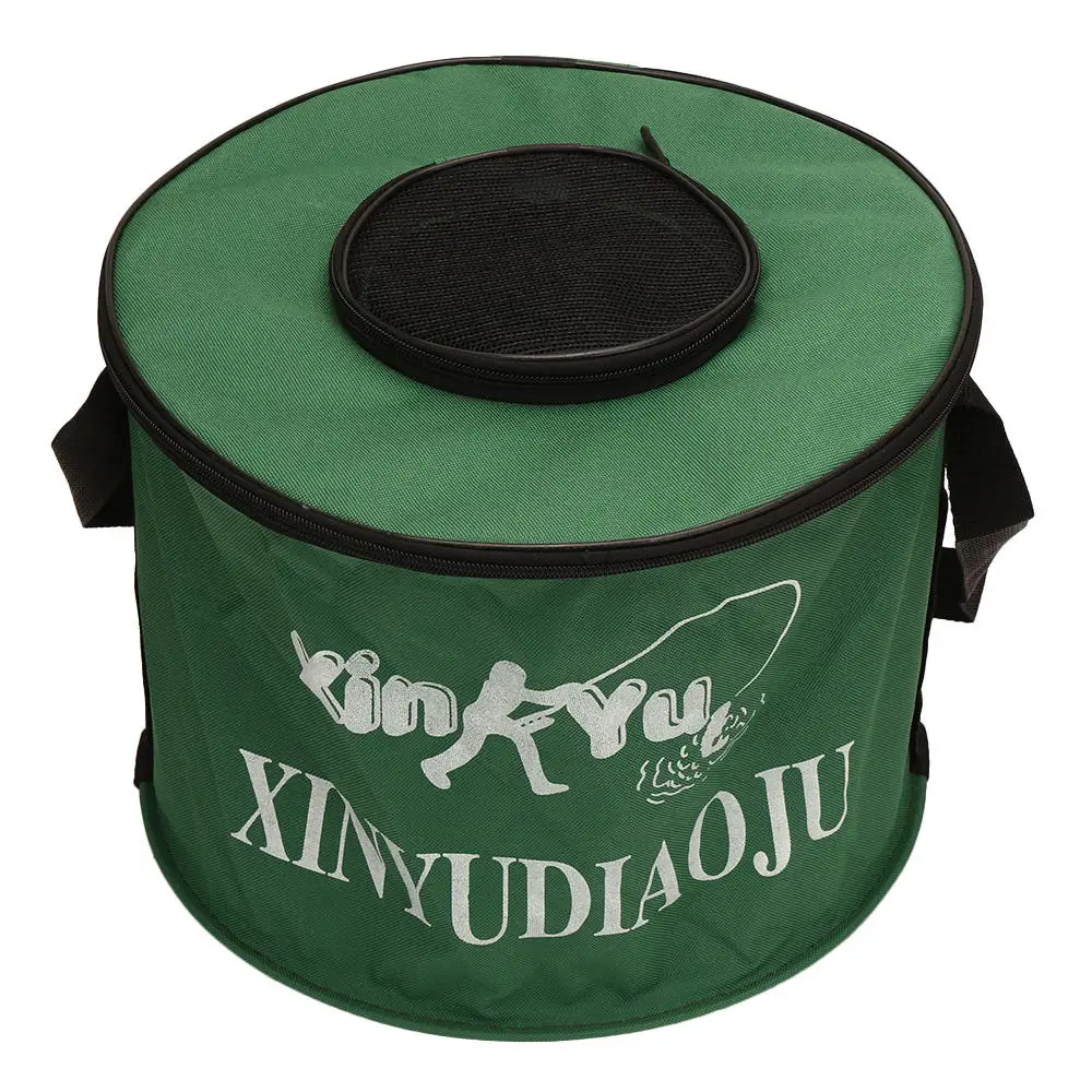 Портативное складное холщовое ведро 25 см термоусадочные аксессуары для ловли