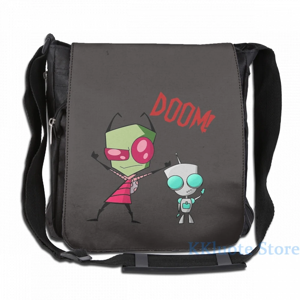 Забавная графическая печать Invader Zim & girdoom! Рюкзак с USB-зарядкой для мужчин и