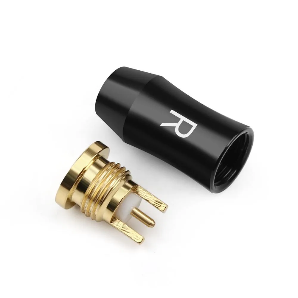 DIY аудио разъем гнездовой MMCX штекер бериллиевый Медный позолоченный провод 3 5 мм