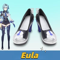 anime hot game genshin impact eula custom artificial leather cosplay 35 50 size shoes