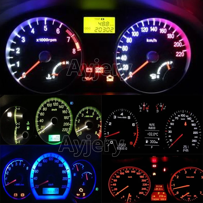 AYJERY 6 в 3 В постоянного тока 100 шт. BA9S светодиодный светодиод F8 1 SMD T4W T11 светодиодные