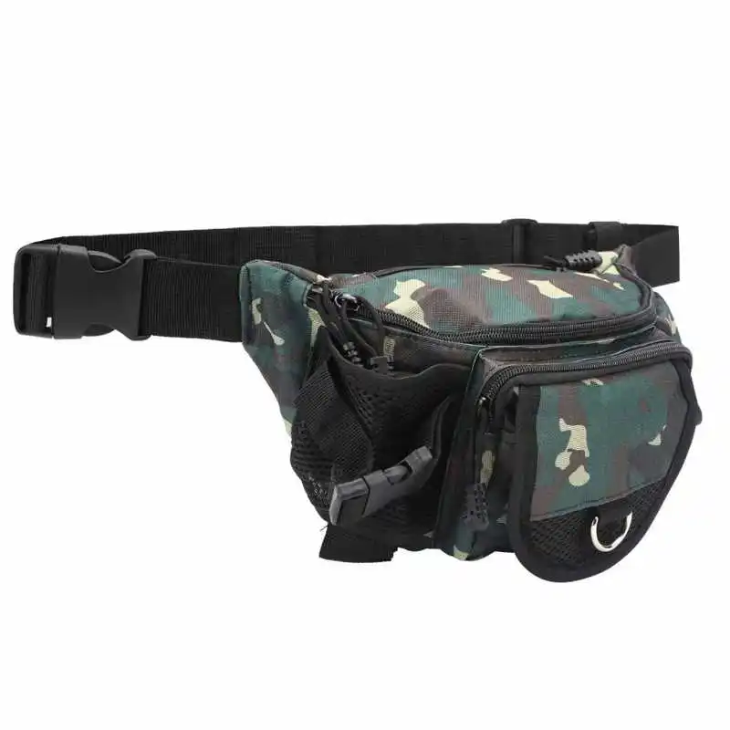 Уличная сумка для рыбалки поясная многофункциональный камуфляж джунглей