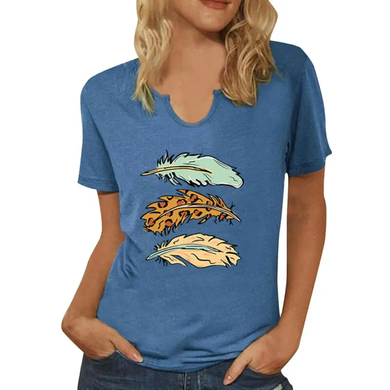 

VICABO T Shirts for Women Short Sleeve V-neck Shirt Tops Summer Clothing Casual Loose T-shirt Graphic Tee Woman Tshirts 2021