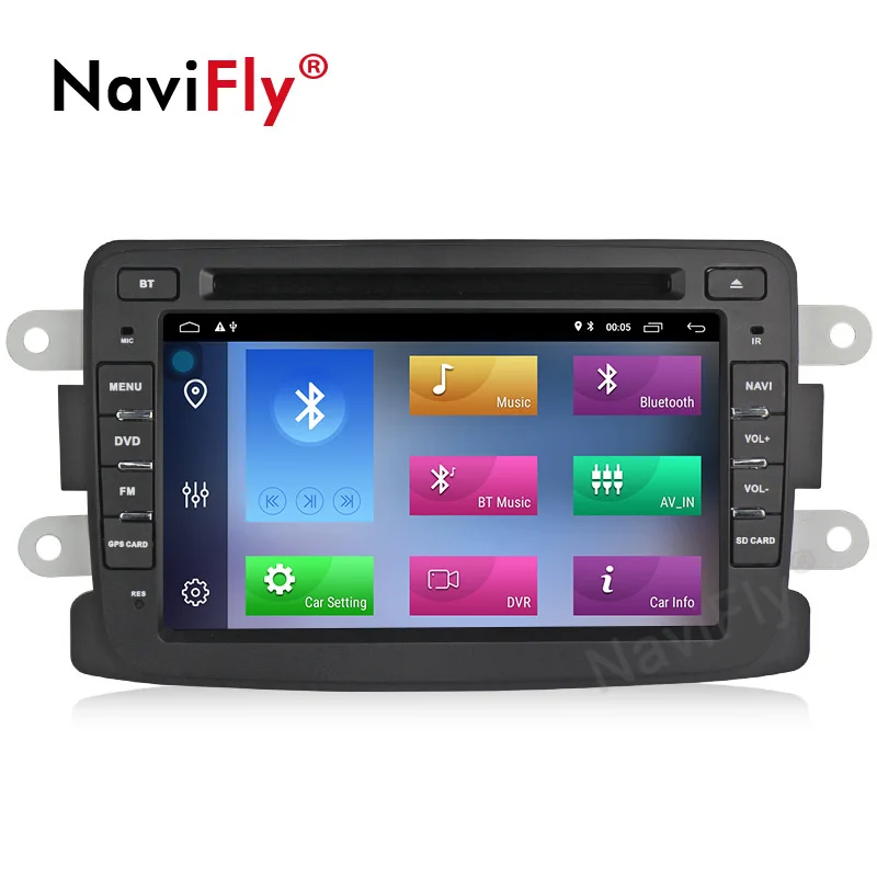 Navifly Русский Меню Android9.0 Android9.1 автомобильный Радио мультимедийный плеер для Dacia Sandero Duster Renault Captur Lada Xray2 Logan2
