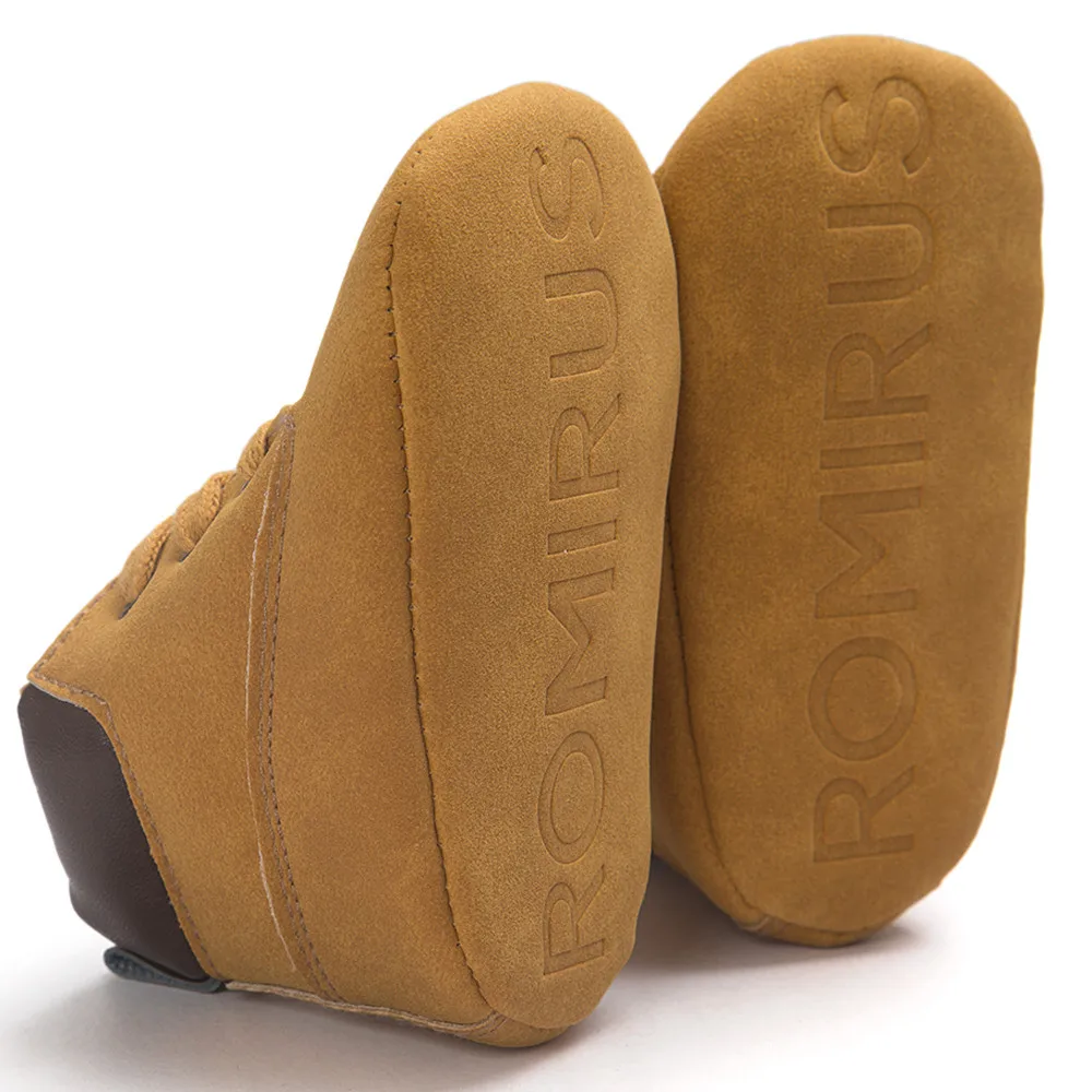 Новая детская обувь дышащая кожаная для мальчиков удобные кроссовки маленьких