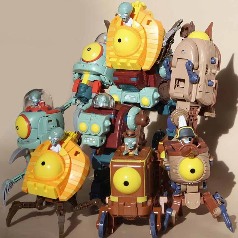 Фигурки Растения против Зомби 2 в сборе игрушки-трансформеры робот босс аниме