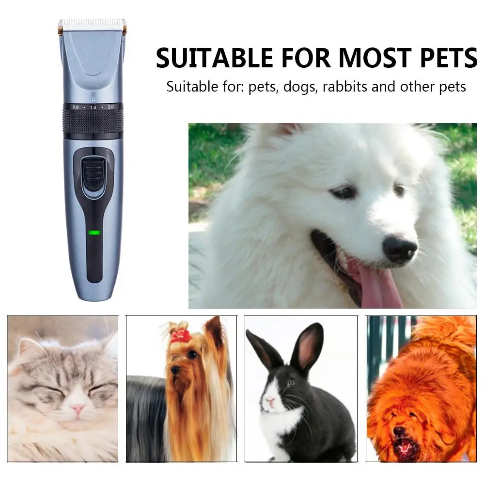 

Pet Hair Clipper Dog Hair Clippers Grooming Electric Pet Hair Cutter Rechargeable Low-Noise Pets Hair Trimmer Pet Grooming Tool