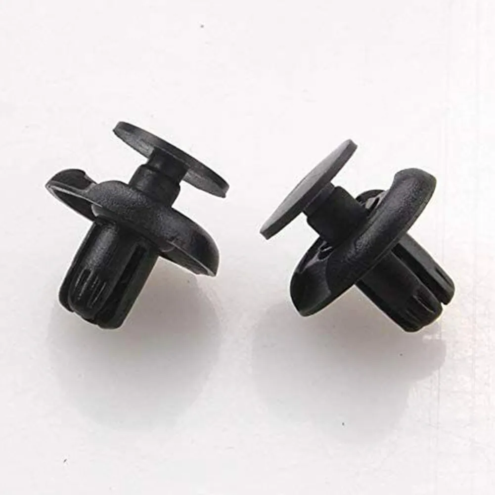 

25pcs Fender Liner Splash Shield Clip Fastener Rivet Black Nylon For Toyota Camry Echo MR2 Auto Replacement Accessories