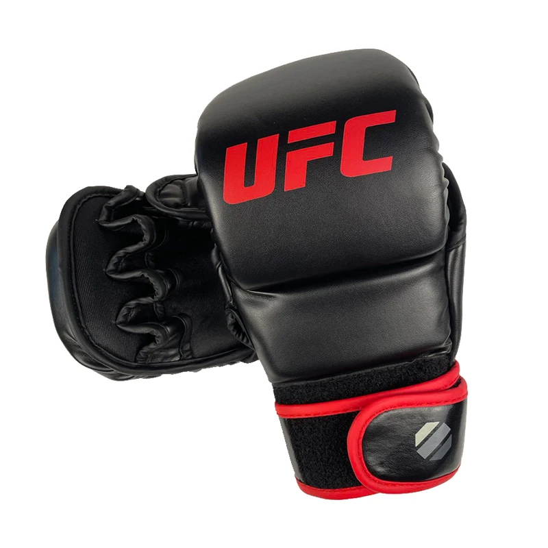 Черные тренировочные перчатки для смешанных боевых искусств Тигр Муай Тай