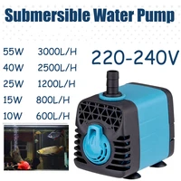 new aquarium ultra silence submersible water pump waterproof ip68 filter water pump for fish tank pond submersible fountain pump