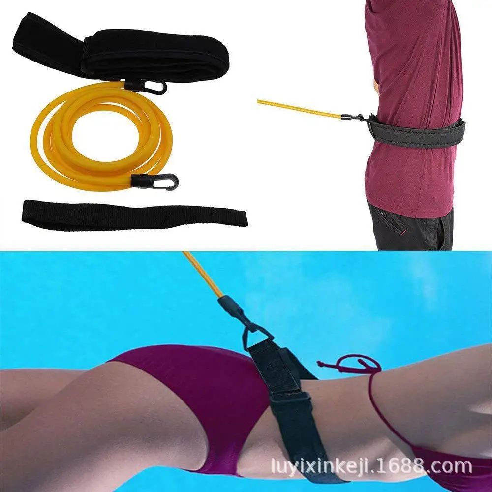 Сопротивление плаванию оборудование для силовых тренировок эластичная веревка